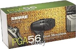 Microphone Drum Dynamic Drum De Shure Pga56-lc Pour Snare / Ramassage De Proximité De Tom