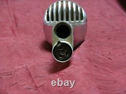 Microphone Elvis SHURE 55 Fatboy Chrome Vintage PROJET VIDE sans cartouche