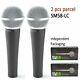 Microphone Portable Filaire Dynamic Cardioid Microp Shure Karaoké Stage Gaming