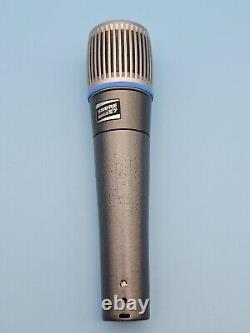 Microphone Shure BETA57 vintage avec nouvelle mousse, sonne superbement Beta 57