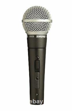 Microphone Shure Sm58s Avec Switch Vocal Dynamic Live And Recording MIC Sm58