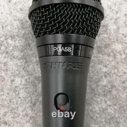 Microphone Vocal Dynamique Cardioïde Shure Avec Câble Xlr-xlr De 15' De Japon