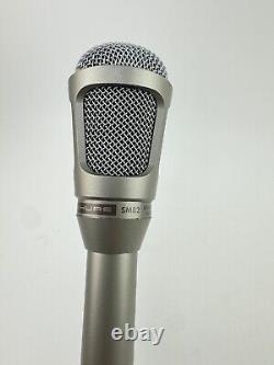 Microphone à condensateur unidirectionnel de studio de diffusion vocale vintage Shure SM82
