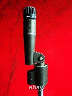 Microphone cardioid dynamique Shure SM56 des années 1970 rare avec accessoires #6 SM57