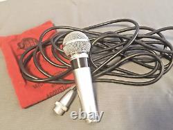 Microphone cardioïde dynamique SHURE 565 des années 1960 UNISPHERE I / Câble à 4 broches