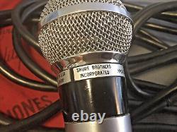 Microphone cardioïde dynamique SHURE 565 des années 1960 UNISPHERE I / Câble à 4 broches