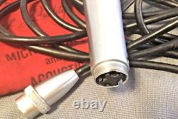 Microphone cardioïde dynamique SHURE 565 des années 1960 UNISPHERE I / Câble à 4 broches