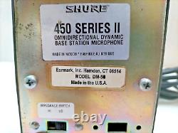 Microphone de base omnidirectionnel dynamique de la série II Shure 450