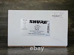 Microphone de bureau dynamique Shure 522 pour annonceurs NOUVEAU EXPÉDITION ULTRA RAPIDE