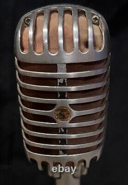 Microphone dynamique BOGEN U10S vintage des années 1950 résistant (Shure55)