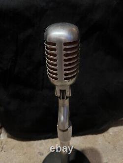 Microphone dynamique BOGEN U10S vintage des années 1950 résistant (Shure55)