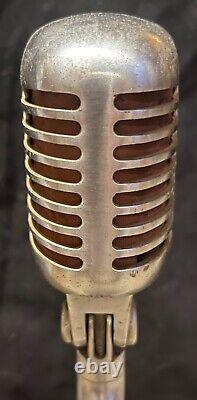 Microphone dynamique BOGEN U10S vintage des années 1950 résistant (Shure55)