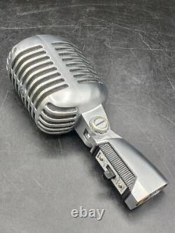 Microphone dynamique SHURE 55SH SERIES II-X légèrement utilisé en provenance du Japon, de haute qualité