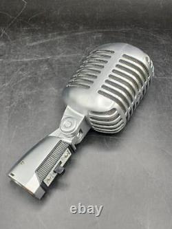 Microphone dynamique SHURE 55SH SERIES II-X légèrement utilisé en provenance du Japon, de haute qualité