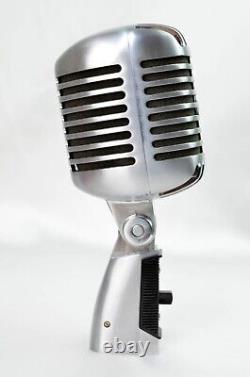Microphone dynamique SHURE 55SH fabriqué aux États-Unis, vintage