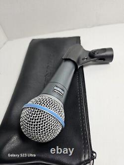 Microphone dynamique SHURE BETA 58A Super Cardioïde XLR pour l'enregistrement en studio vocal