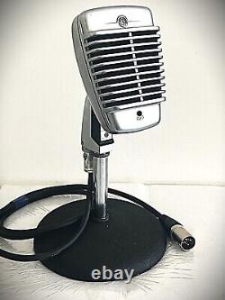 Microphone dynamique Shure 51 Sonodyne des années 1960, élément d'origine, beau