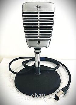 Microphone dynamique Shure 51 Sonodyne des années 1960, élément d'origine, beau