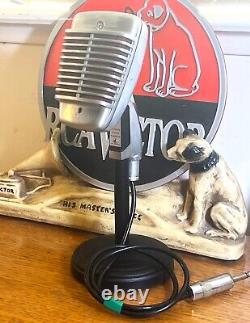 Microphone dynamique Shure 51 Sonodyne des années 1960, vintage, excellent état de fonctionnement, extras