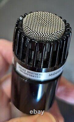 Microphone dynamique Shure 545SD Unidyne III des années 1970-80, XLR