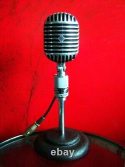 Microphone dynamique Shure 556 des années 1940 avec accessoires Elvis 55S DISPLAY # 1