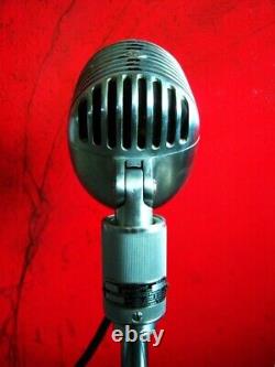 Microphone dynamique Shure 556 des années 1940 avec accessoires Elvis 55S DISPLAY # 1