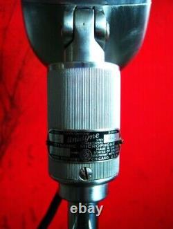 Microphone dynamique Shure 556 des années 1940 avec accessoires Elvis 55S DISPLAY # 1