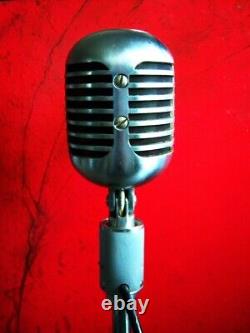 Microphone dynamique Shure 556 des années 1940 avec accessoires Elvis 55S DISPLAY # 1