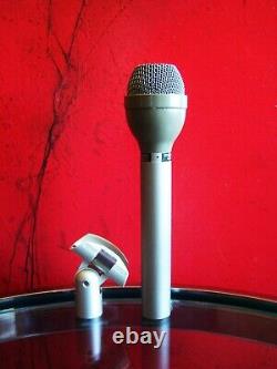 Microphone dynamique Shure 579SB vintage des années 1980 avec accessoires 540 575 533SA de basse impédance