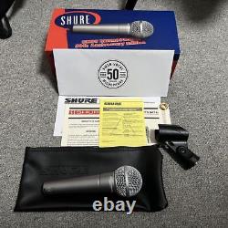 Microphone dynamique Shure SM58-50A 50e anniversaire modèle limité - Microphone sécurisé