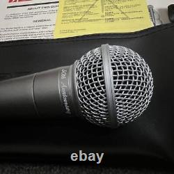 Microphone dynamique Shure SM58-50A 50e anniversaire modèle limité - Microphone sécurisé