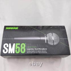 Microphone dynamique Shure SM58SE : livraison sécurisée depuis le Japon