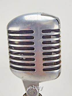 Microphone dynamique Unidyne Shure 556s vintage testé en état de marche Elvis années 1960 XLR