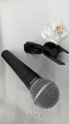 Microphone dynamique à directivité cardioïde SHURE SM58 50-15,000Hz XLR du Japon Testé et fonctionnel