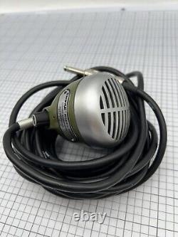 Microphone dynamique à impédance élevée pour harmonica modèle Shure Green Bullet 520X