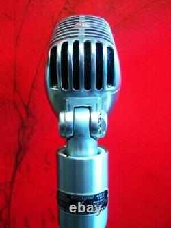 Microphone dynamique cardioïde Shure 556 S des années 1960 avec accessoires Elvis # 9