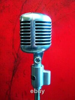 Microphone dynamique cardioïde Shure 556 S des années 1960 avec accessoires Elvis # 9