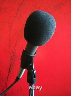 Microphone dynamique cardioïde Shure PE15H des années 1980 aux États-Unis avec accessoires #2