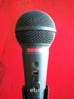 Microphone dynamique cardioïde Shure PE15H des années 1980 aux États-Unis avec accessoires #2