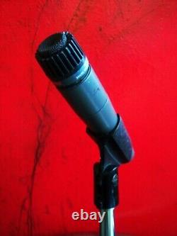 Microphone dynamique cardioïde Shure PE65L des années 1980 avec accessoires SM57