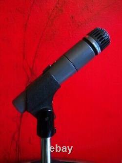 Microphone dynamique cardioïde Shure PE65L des années 1980 avec accessoires SM57