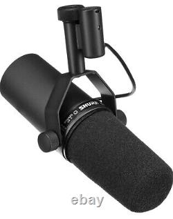 Microphone dynamique cardioïde Shure SM7B. Pour les créateurs de contenu, les YouTubers et plus encore