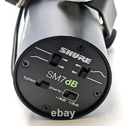 Microphone dynamique cardioïde Shure SM7dB avec préampli actif