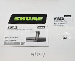 Microphone dynamique cardioïde Shure SM7dB avec préampli actif