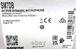 Microphone dynamique cardioïde Shure SM7dB avec préampli actif