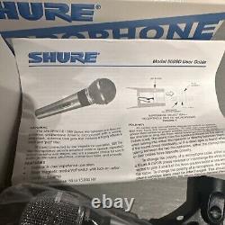 Microphone dynamique cardioïde Vintage Shure Brothers 565SD-LC NEUF NOS Mint dans la boîte