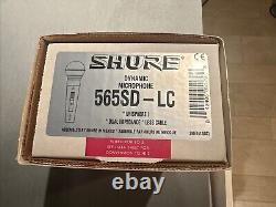 Microphone dynamique cardioïde Vintage Shure Brothers 565SD-LC NEUF NOS Mint dans la boîte