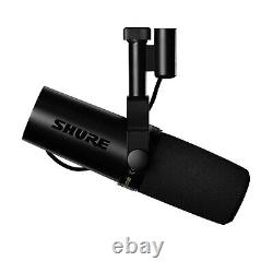 Microphone dynamique cardioïde de diffusion Shure SM7dB avec préampli intégré