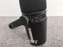 Microphone dynamique de podcasting Shure MV7 USB XLR avec boîte utilisée