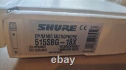 Microphone dynamique filaire Shure 515SBG-18X dans sa boîte d'origine